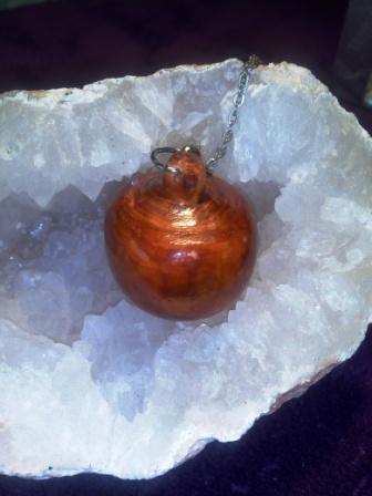 Pendule en bois de chêne pour la radiesthésie ou la voyance - Bouddha 2