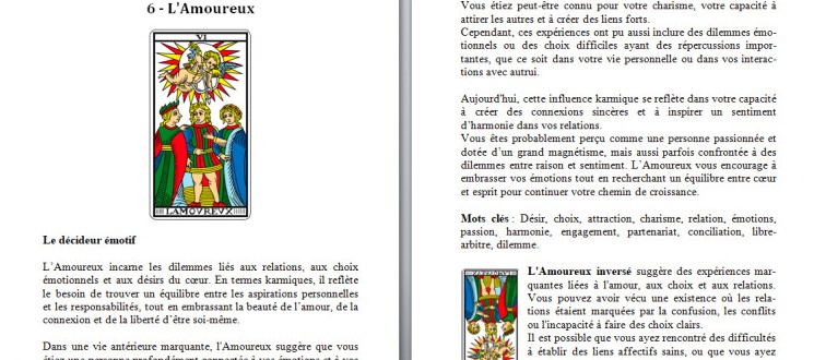 Extrait du livre Tirage karmique avec le Tarot de Marseille - Auteur : Philippe Orsoni Extrait du livre Tirage karmique avec le Tarot de Marseille - Auteur : Philippe Orsoni