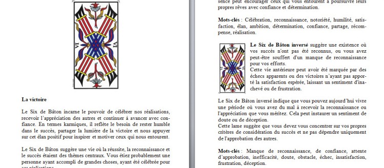 Extrait du livre Tirage karmique avec le Tarot de Marseille - Auteur : Philippe Orsoni Extrait du livre Tirage karmique avec le Tarot de Marseille - Auteur : Philippe Orsoni