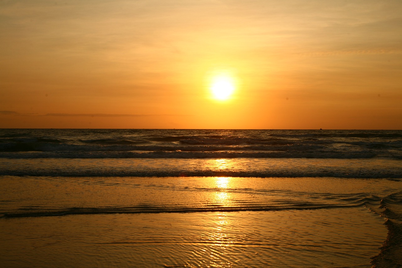 Un beau coucher de soleil