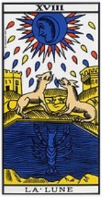 Tarot de Marseille - La Lune